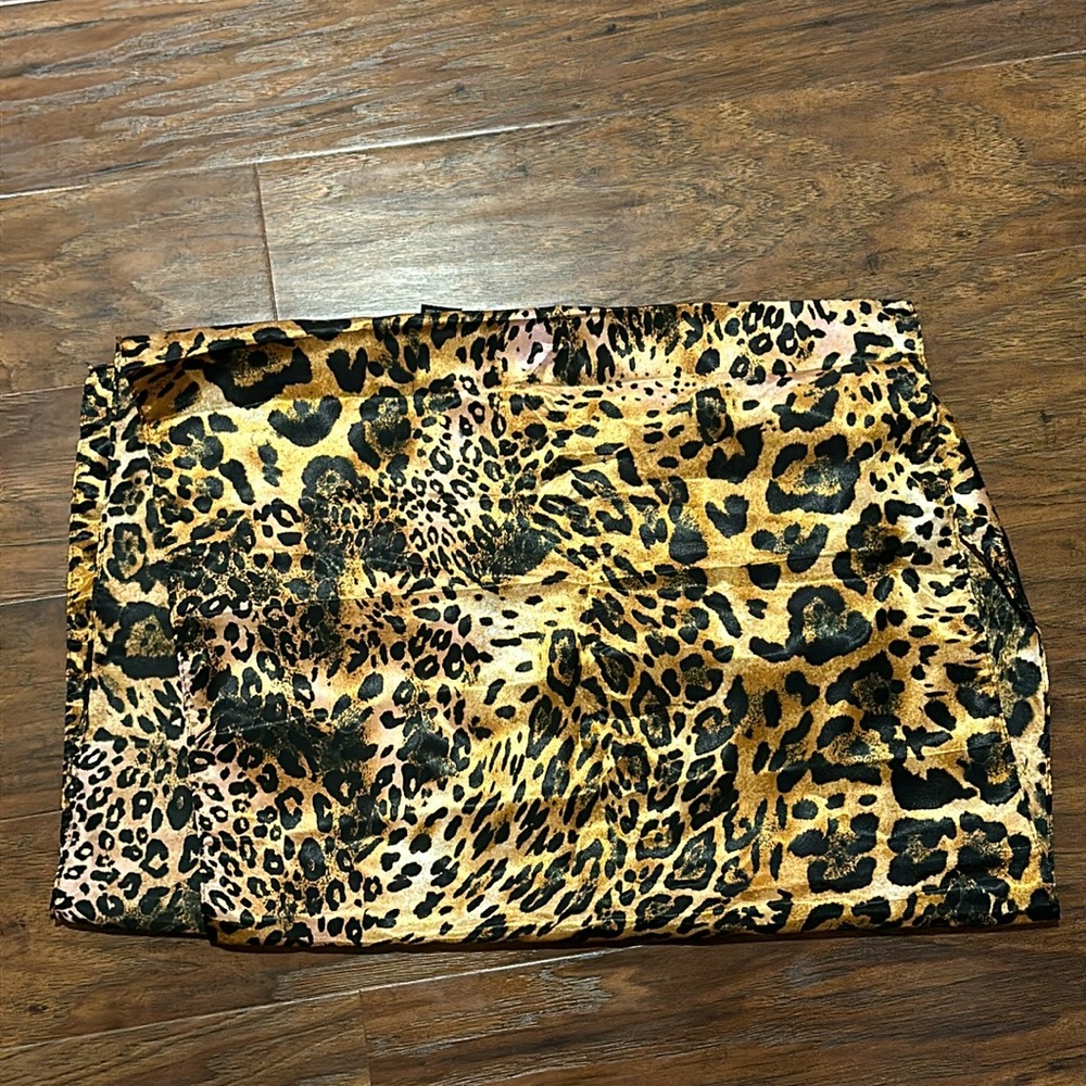 cheetah hair wrap